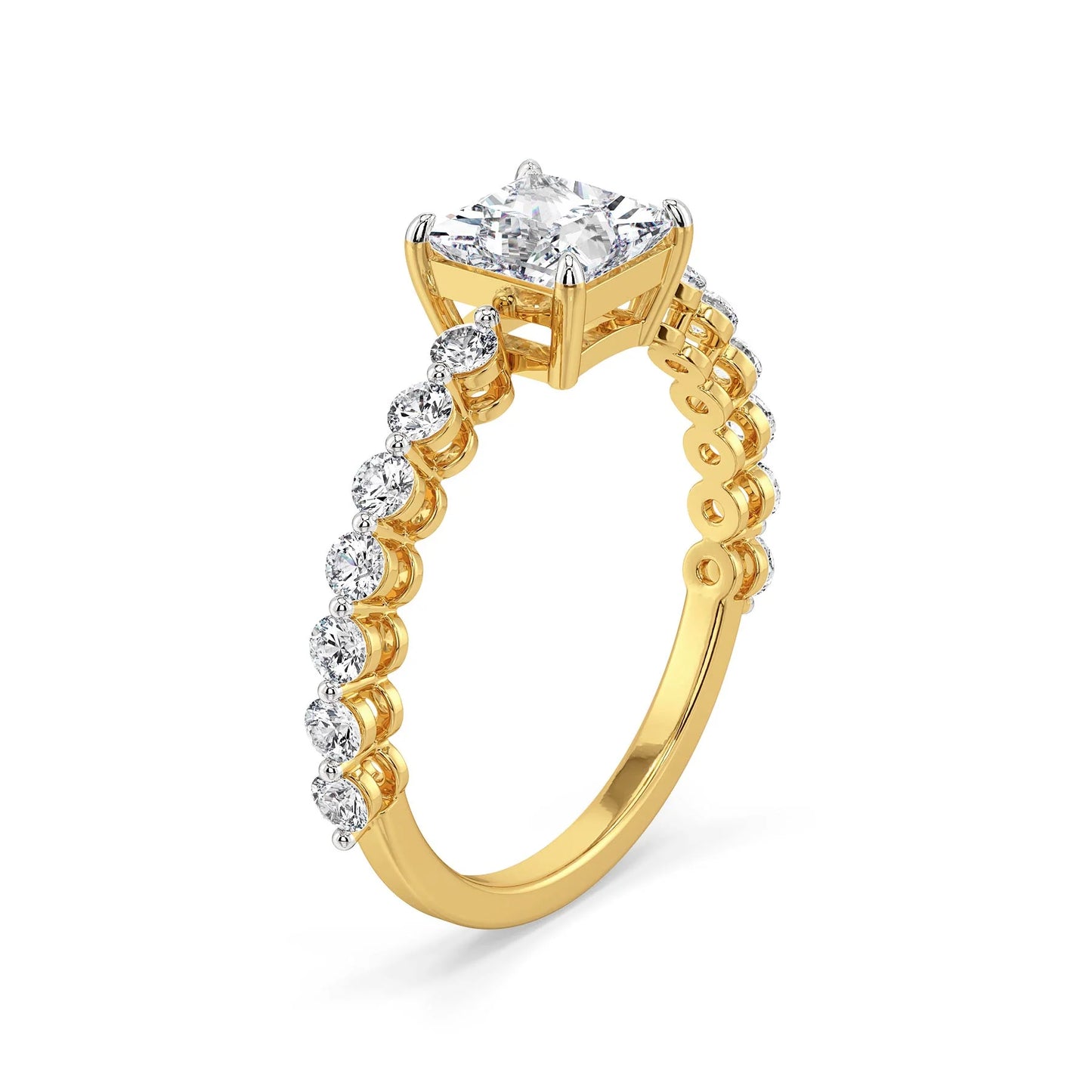 Princess Regalia Lab Grown Radiant Circle