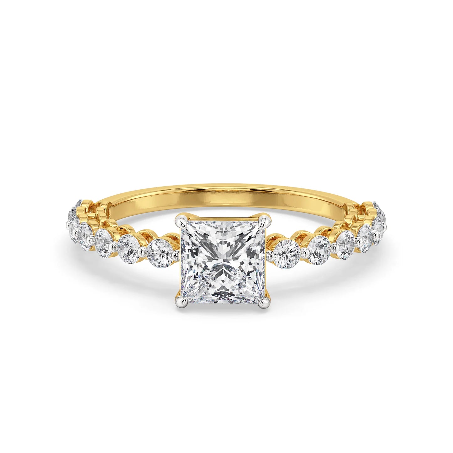 Princess Regalia Lab Grown Radiant Circle