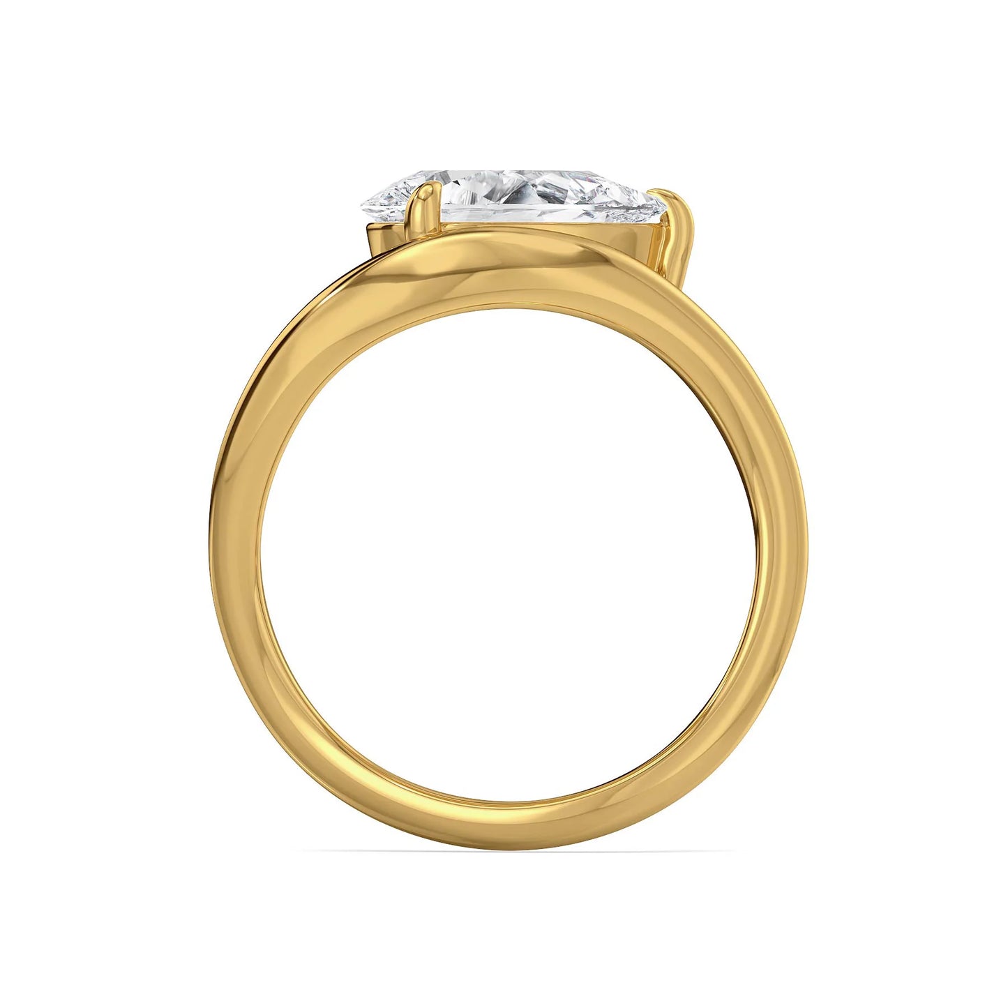 Timeless Pear Lab Grown Brilliant Ring