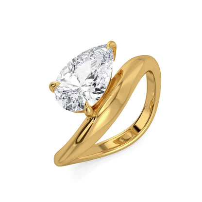 Timeless Pear Lab Grown Brilliant Ring