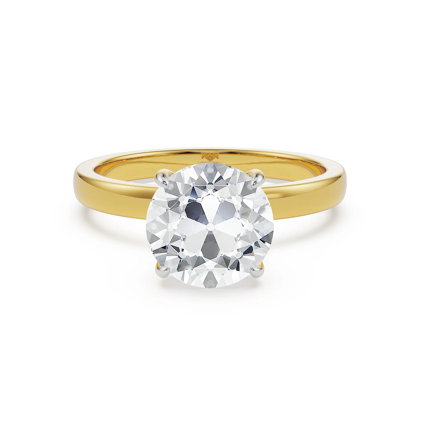Grace Hidden Halo Lab Grown Radiant Band