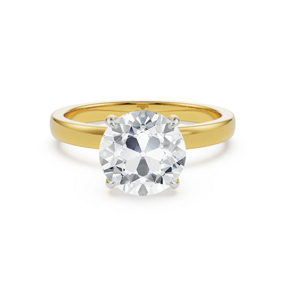 Grace Hidden Halo Lab Grown Radiant Band