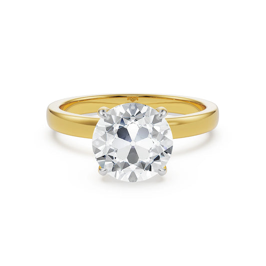 Grace Hidden Halo Lab Grown Radiant Band