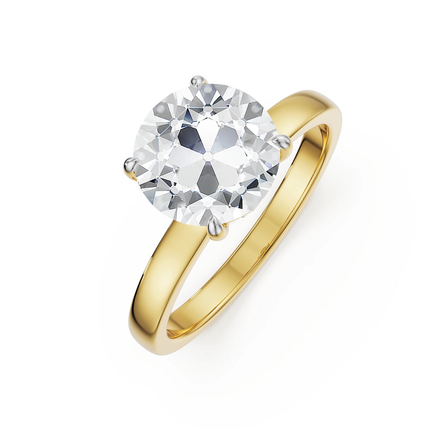 Grace Hidden Halo Lab Grown Radiant Band