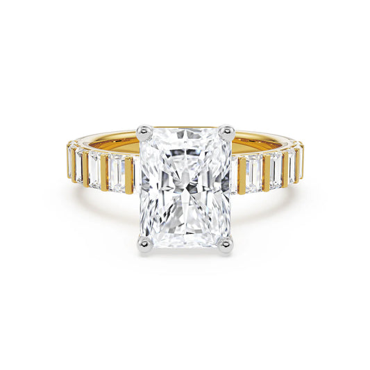 Sterling Radiant Lab Grown Radiant Band