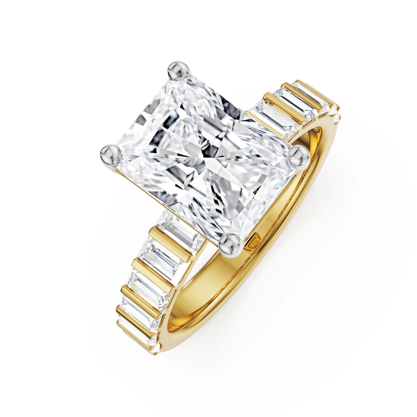 Sterling Radiant Lab Grown Radiant Band