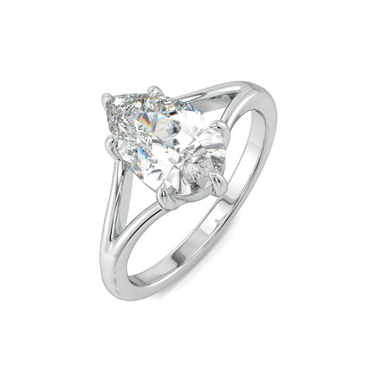 Dazzling Dewdrop Lab Grown Brilliant Ring