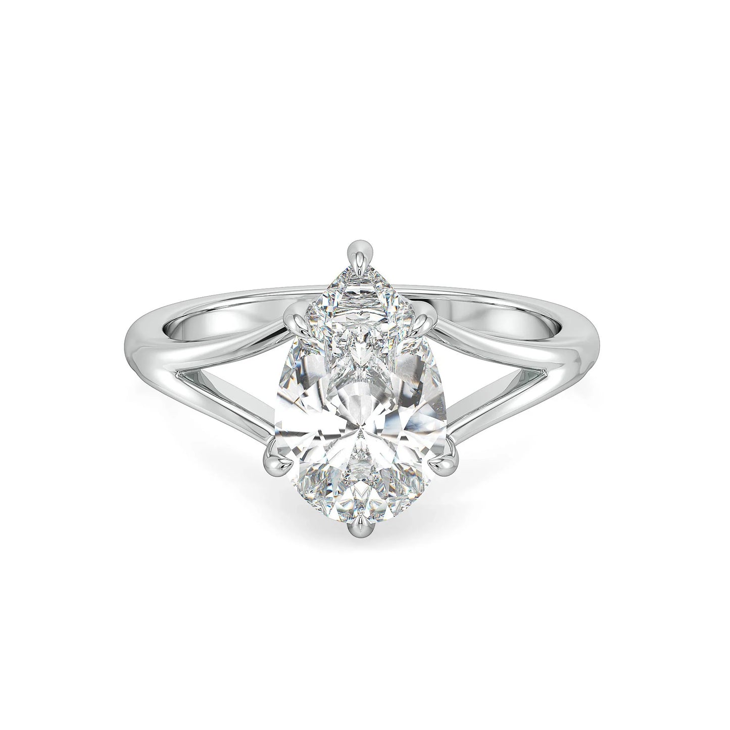 Dazzling Dewdrop Lab Grown Brilliant Ring