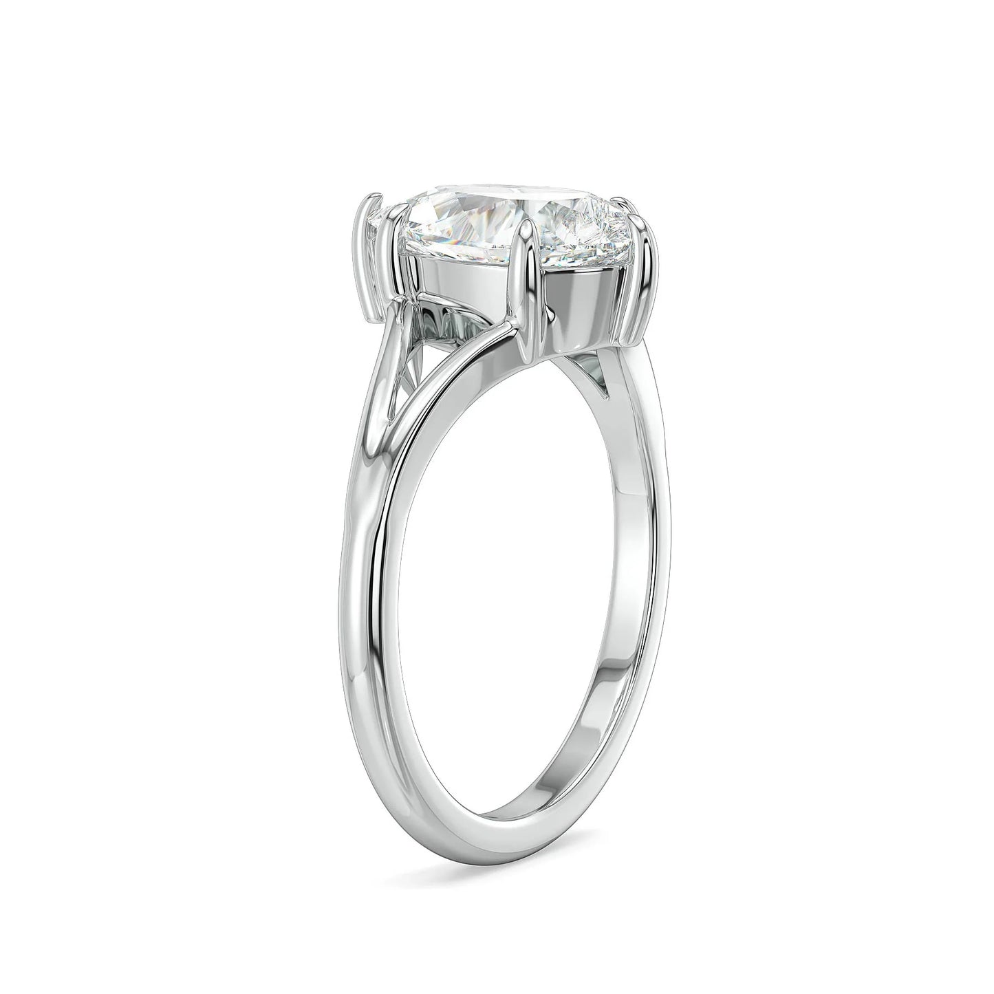 Dazzling Dewdrop Lab Grown Brilliant Ring
