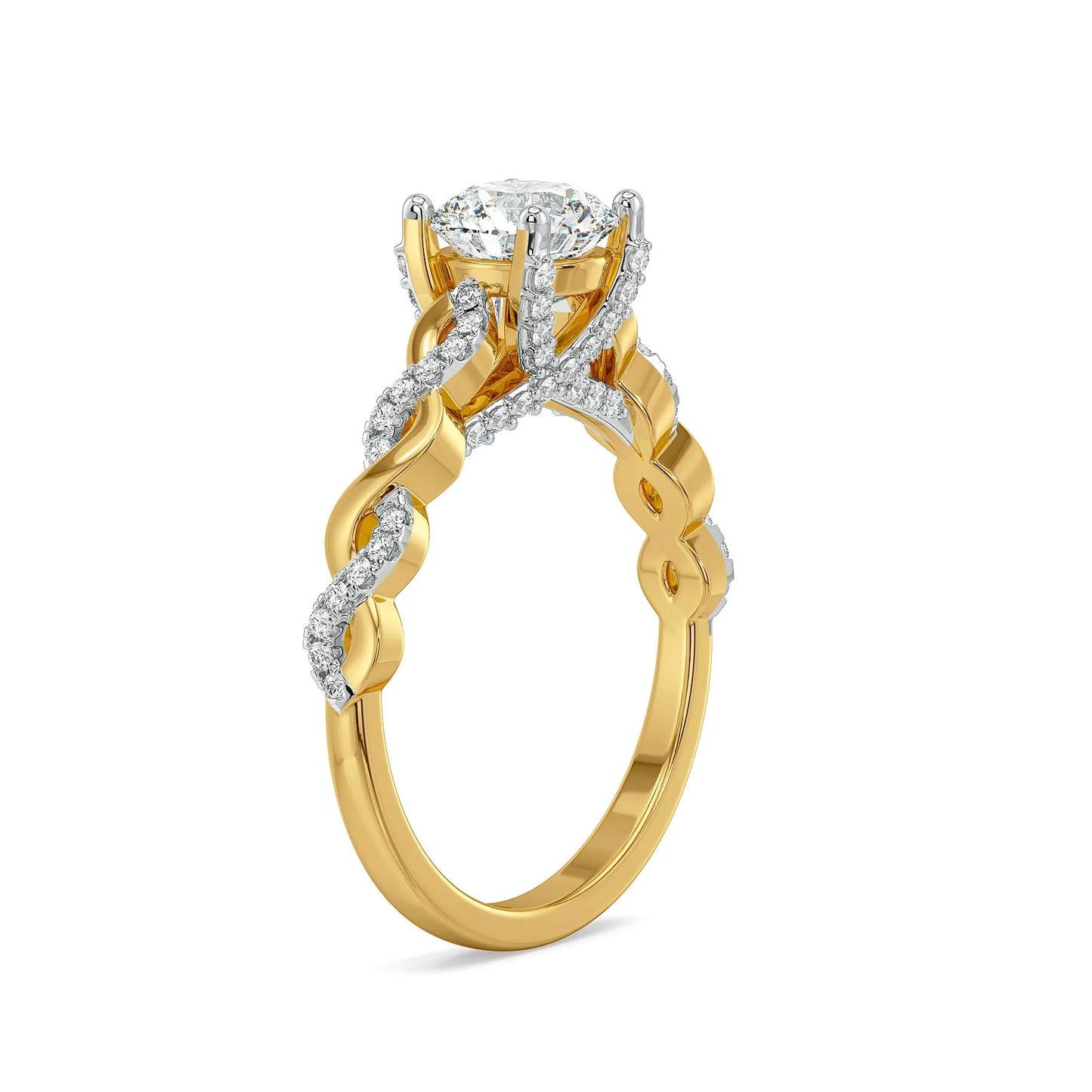 Helix Knot Lab Grown Luxe Circle