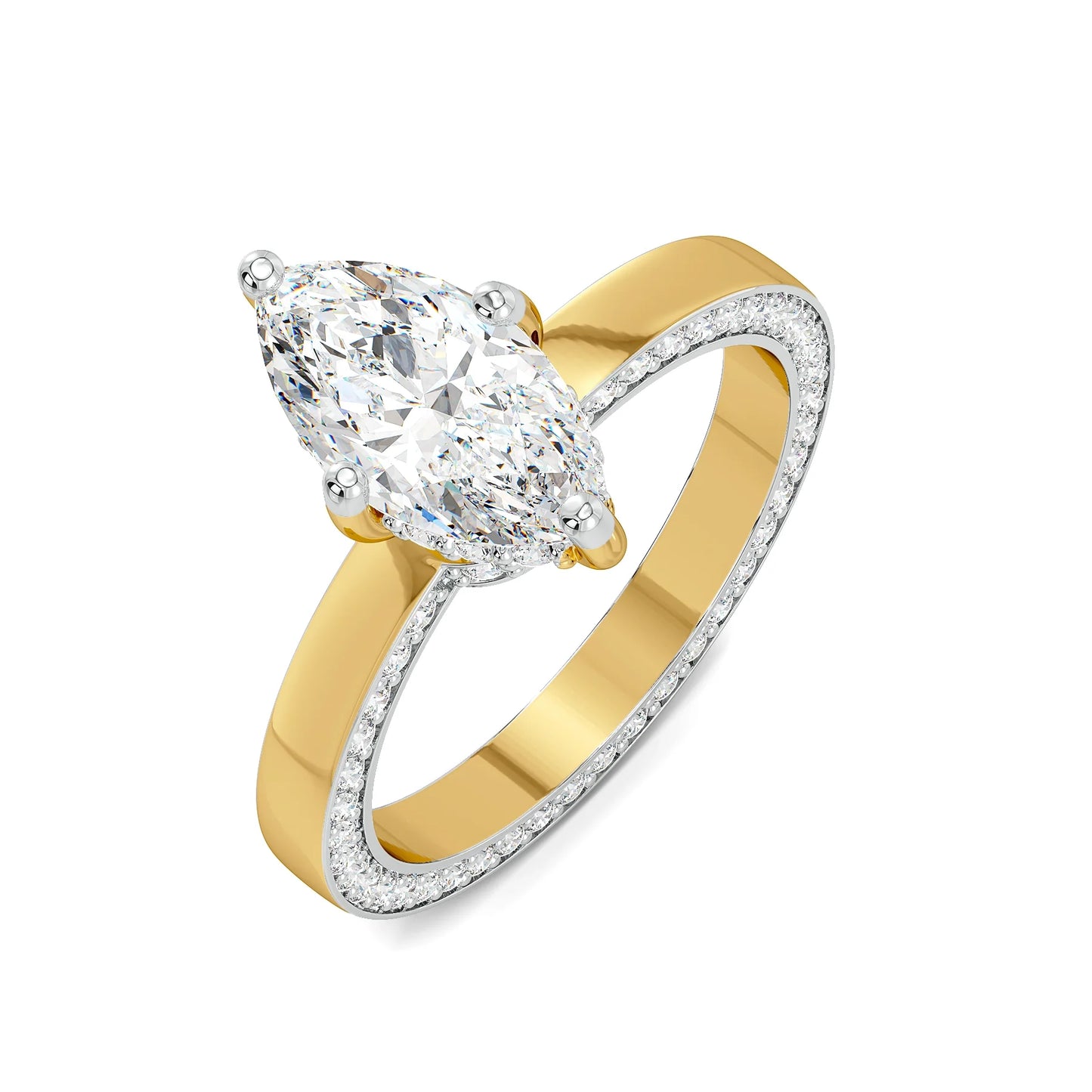 Marquise Mirage Lab Grown Brilliant Ring