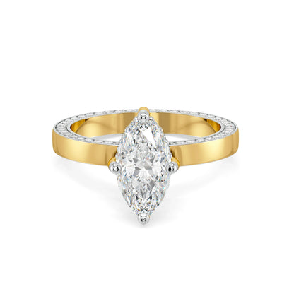 Marquise Mirage Lab Grown Brilliant Ring