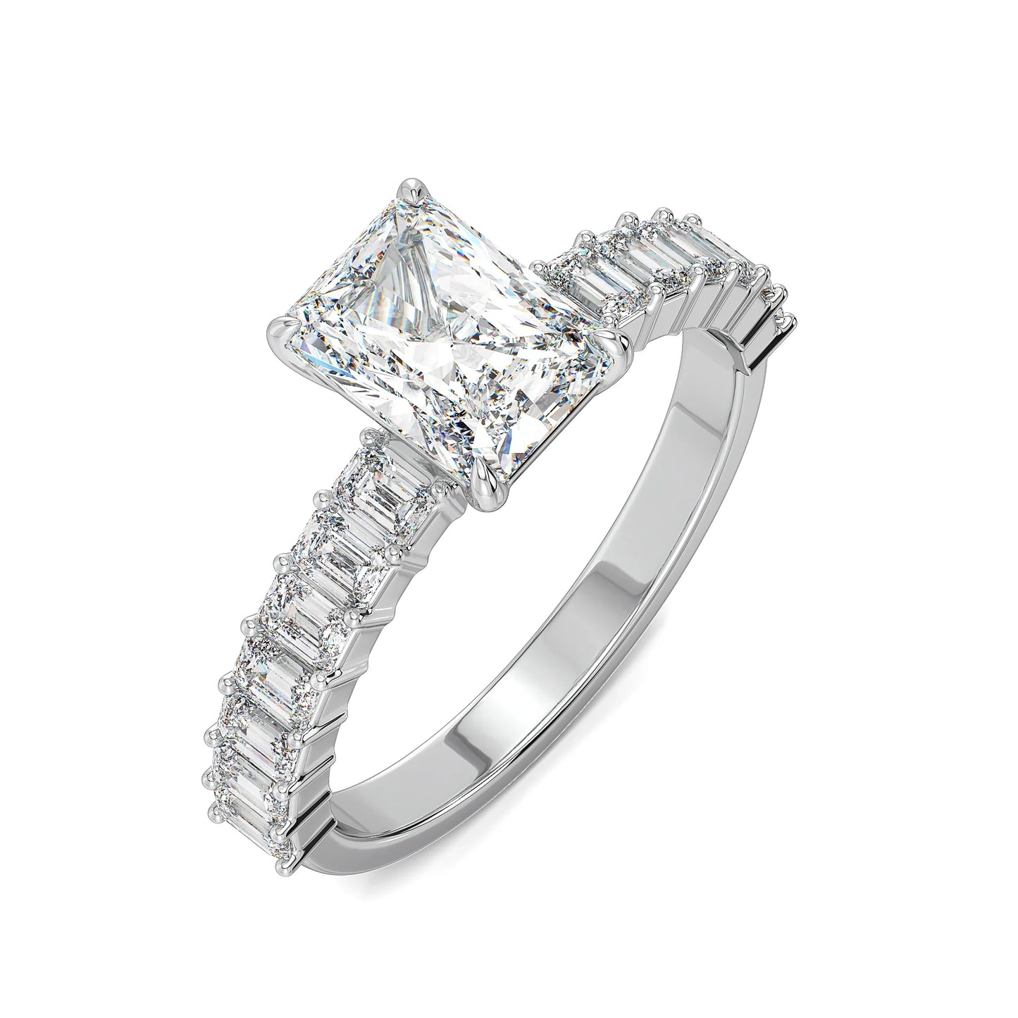 Emerald Edge Lab Grown Luxe Band