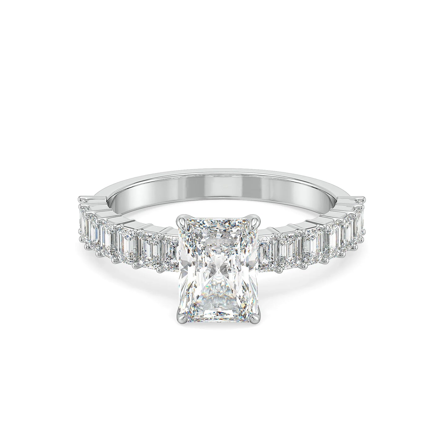 Emerald Edge Lab Grown Luxe Band