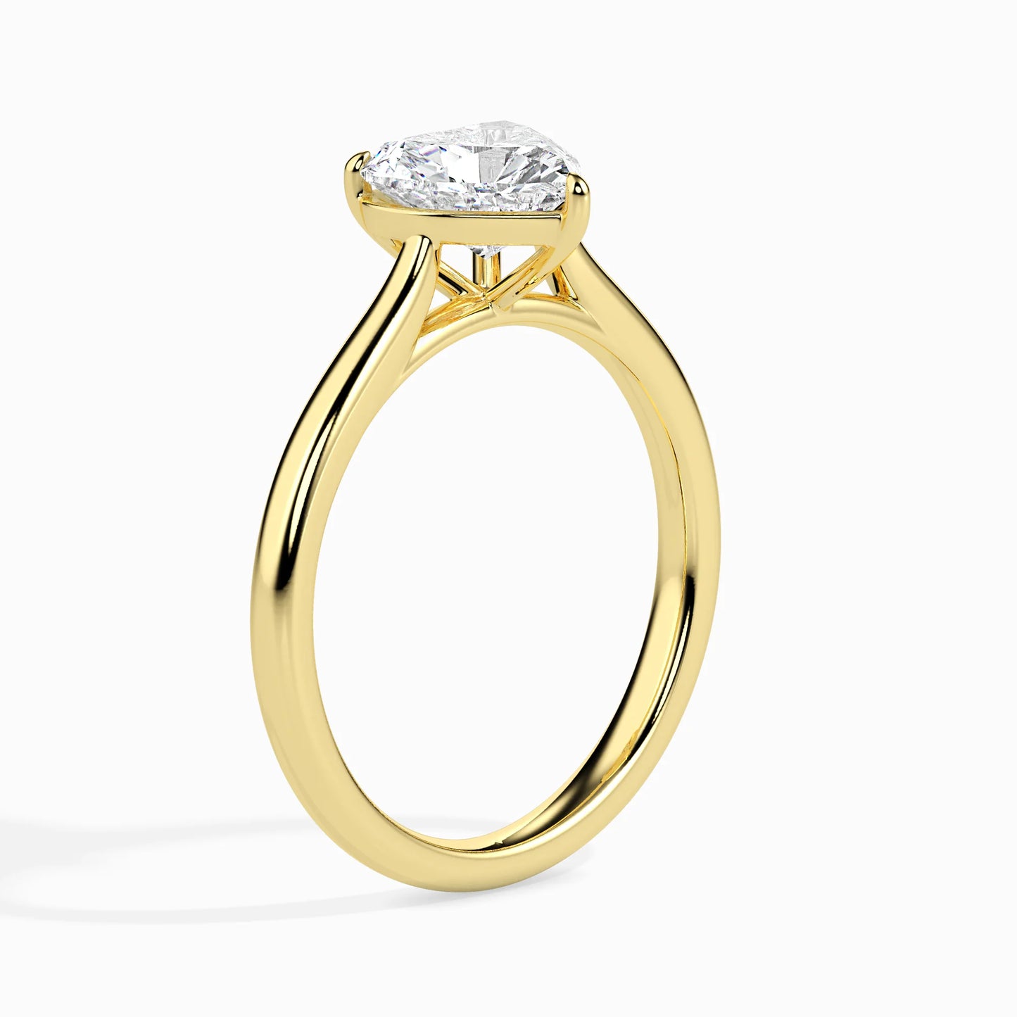 Iconic Heart Lab-Grown Radiant Ring