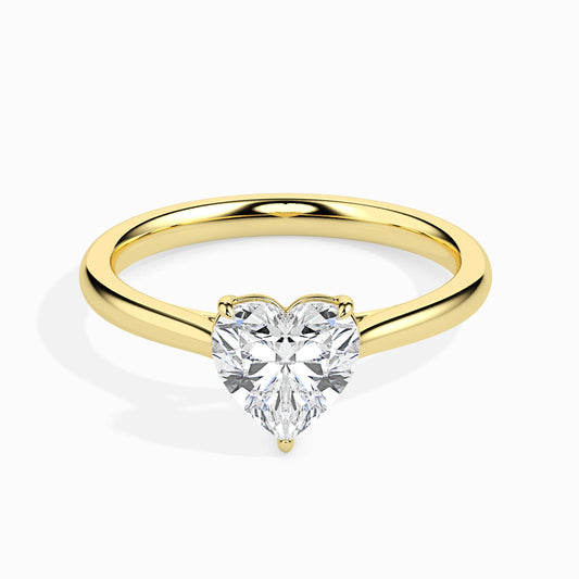 Iconic Heart Lab-Grown Radiant Ring