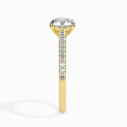 Sparkling Signature Radiant Ring in 14KT Gold or 18KT Gold
