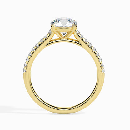 Sparkling Signature Radiant Ring in 14KT Gold or 18KT Gold