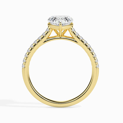 Heartfelt Iconic Radiant Ring in 14Kt Gold or 18Kt Gold