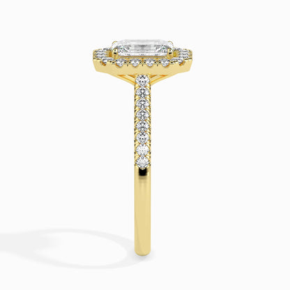 Brilliant Emerald Cut Lab Grown Luxe Circle