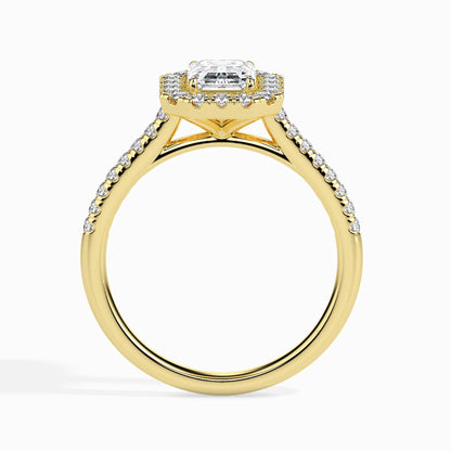 Brilliant Emerald Cut Lab Grown Luxe Circle