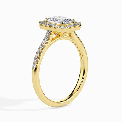 Brilliant Emerald Cut Lab Grown Luxe Circle