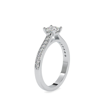 Sparkling Princess Cut Lab-Grown Luxe Circle Ring