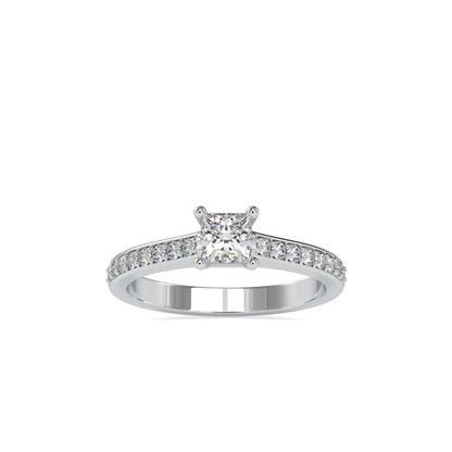 Sparkling Princess Cut Lab-Grown Luxe Circle Ring