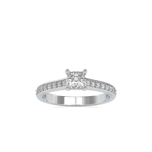 Sparkling Princess Cut Lab-Grown Luxe Circle Ring