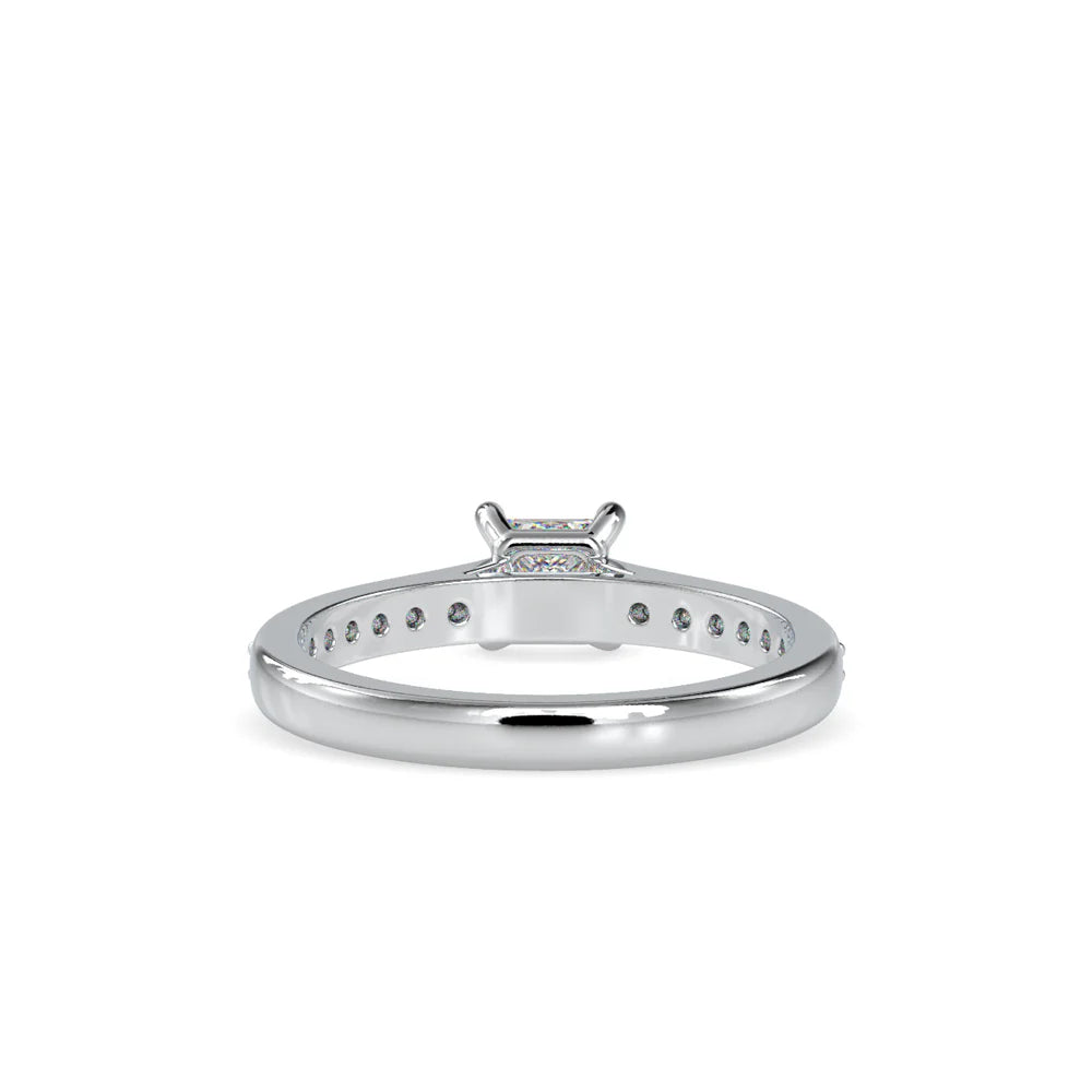 Sparkling Princess Cut Lab-Grown Luxe Circle Ring