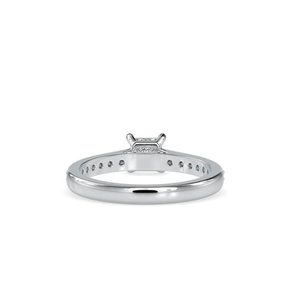 Sparkling Princess Cut Lab-Grown Luxe Circle Ring