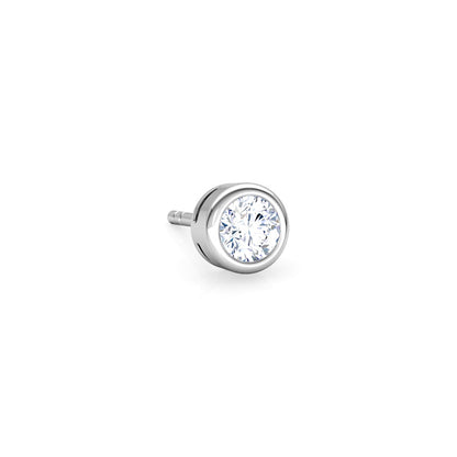 Celestial Solitaire Stud Earrings