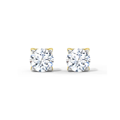 Caprice Prime Solitaire Stud Earrings