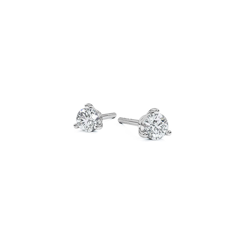 Lizette Solitaire Stud Earrings