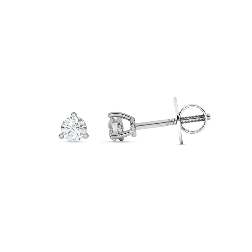 Lizette Solitaire Stud Earrings