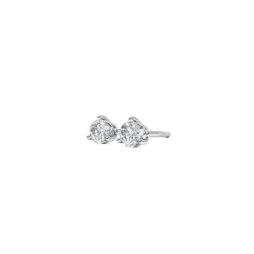 Lizette Solitaire Stud Earrings