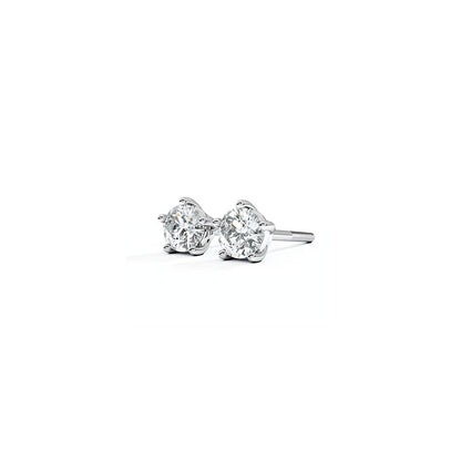Moonlit Solitaire Stud Earrings