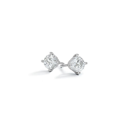 Mountain Solitaire Stud Earrings