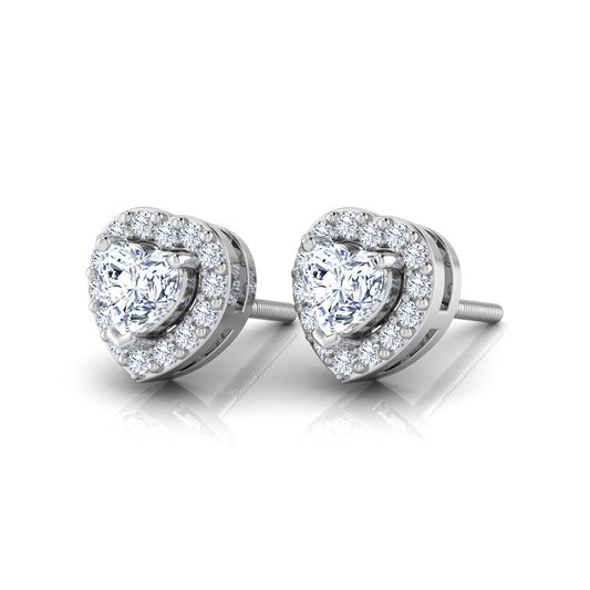 Belle Solitaire Stud Earrings  