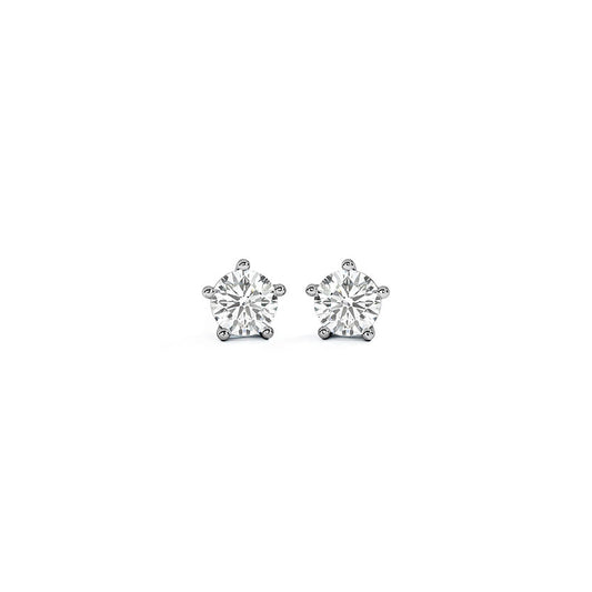 Shine Solitaire Stud Earrings  