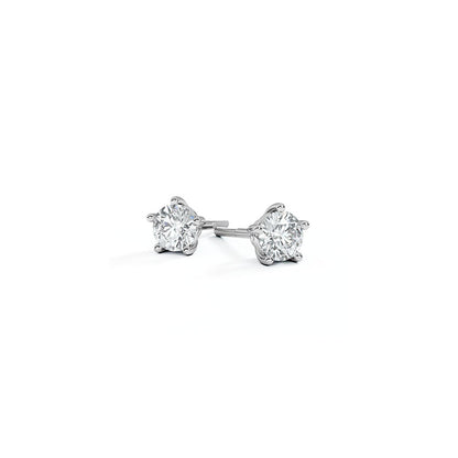 Shine Solitaire Stud Earrings