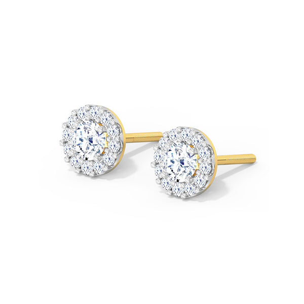 Abbey Solitaire Stud Earrings  