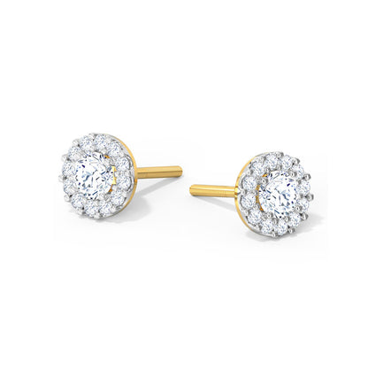 Abbey Solitaire Stud Earrings