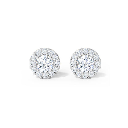 Abbey Solitaire Stud Earrings