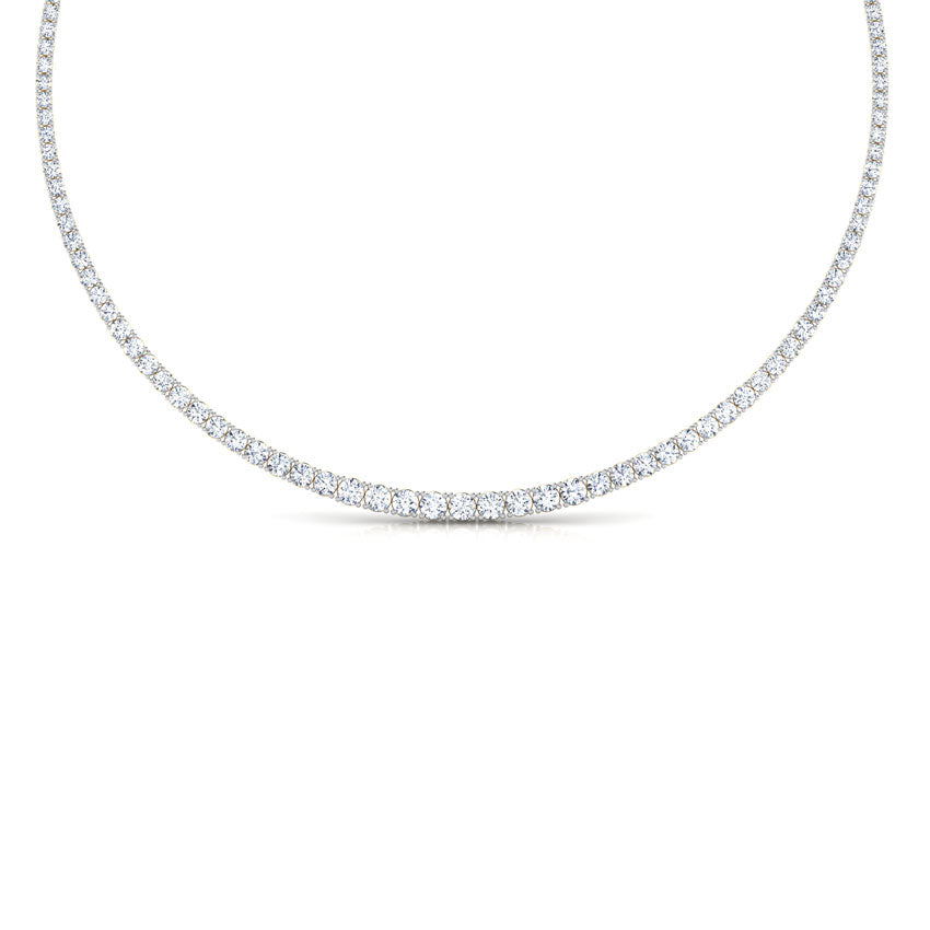 Singular Graduating Solitaire Necklace  
