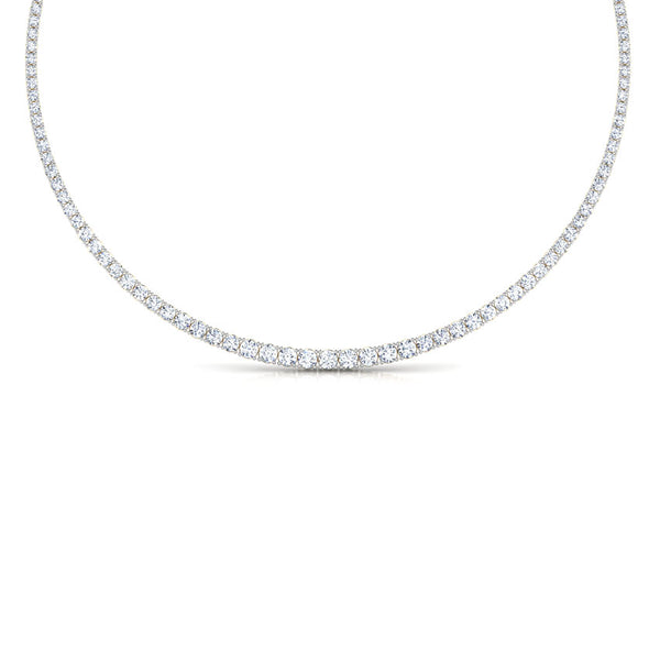 Singular Graduating Solitaire Necklace  