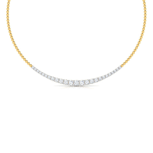 Progressive Quarter Solitaire Necklace  