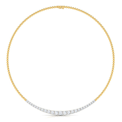 Progressive Quarter Solitaire Necklace