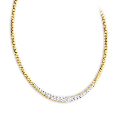 Progressive Quarter Solitaire Necklace