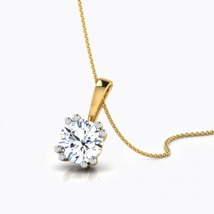 Dynamic Solitaire Pendant  